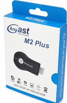 Медіаплеєр AnyCast M2 Plus HDMI з Wi-Fi | Бездротовий адаптер Miracast, AirPlay, DLNA для телевізора