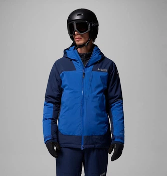 Высокотехнологичная куртка Columbia Cirque Bowl Jacket (размер Large, цвет Collegiate Navy/Mountain Blue)