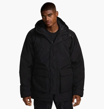 Куртка чоловіча Nike Club Tf Parka Black S Чорний FZ0869-010