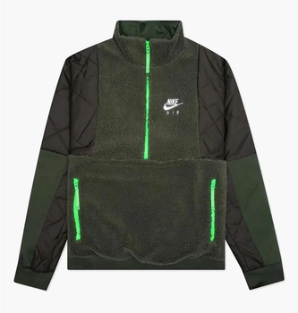 Куртка чоловіча Nike Sportswear Sherpa Half Zip Jacket XL Зелений DD6446-335