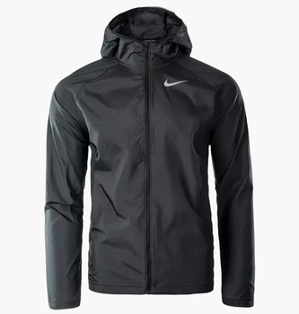 Вітровка чоловіча Nike Essential Running Hooded Black S Чорний BV4870-010