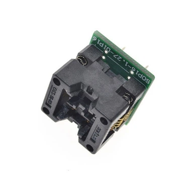 Макетная плата - адаптер SOP8/DIP8 Adapter 200MiL Green - 766083