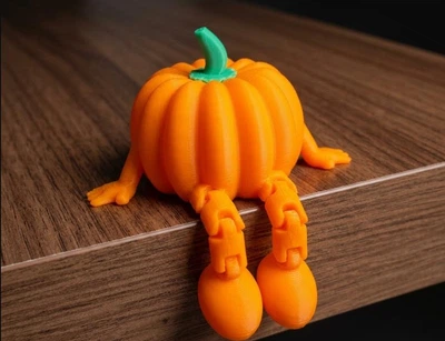 Подвижная фигурка Тыква Halloween с ножками декор Хэллоуин Storm