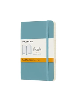 Записная книжка Moleskine Classic карманная, линейка Океанский синий мягкая (QP611B35) 8058341715468