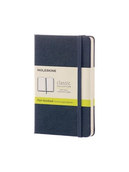 Записная книжка Moleskine Classic карманная, Нелинованная Сапфир (QP012B20) 8051272893649