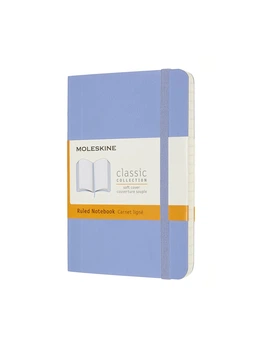 Записная книжка Moleskine Classic карманная, Линейка Голубая гортензия Мягкая (QP611B42) 8056420850918