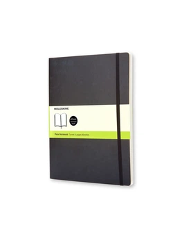 Записная книжка Moleskine Classic большой, Нелинованный Черный Мягкий (QP623) 9788883707261