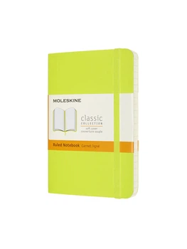 Блокнот Moleskine Classic карманный, Линейка Лимонный Зеленый Мягкий (QP611C2) 8056420850970