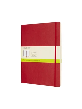 Блокнот Moleskine Classic большой, нелинованный Красный Мягкий (QP623F2) 8055002854696