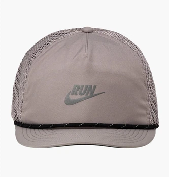 Кепка Nike Pro Dri-Fit Unstructured Swoosh Run Grey L/XL Серый IO8269-009