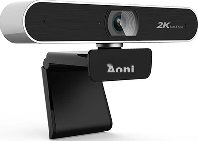 Вебкамера AONI A30 Pro 2K с автофокусом черная