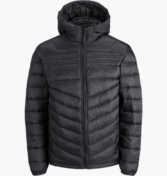 Куртка мужская Jack & Jones Jjehero Puffer Hood Noos Black XL Чорний 12211785-BLACK