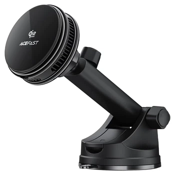 Автодержатель ACEFAST D67, QI2, 25W, cooling wireless charging car holder with suction cup, 4.7-6.9", black