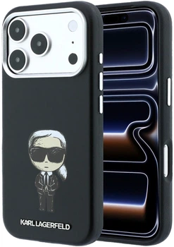 Etui Karl Lagerfeld Smooth Ikonik Sketch MagSafe do Apple iPhone 17 Pro/18 Pro Black (KLHMP18L6PWKIKDK)