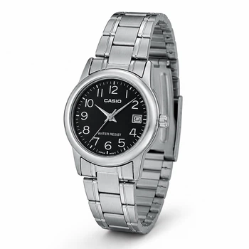 Женские часы Casio LTP-V002D-1B Серебристые ( AT1141-0243 )
