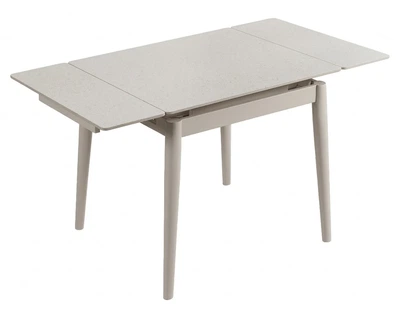 Стол раскладной ProDobro AVENTO CERAMIC 80(130)*80 белый/кашемир