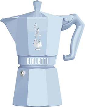 Kawiarka Bialetti Moka Express na 6 filiżanek 270 ml niebieska (8006363040433)