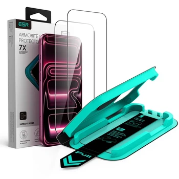 Защитное стекло ESR Ultrafit Armorite (2 pack) для iPhone 18 Pro Max | 17 Pro Max Black (4894240306543)