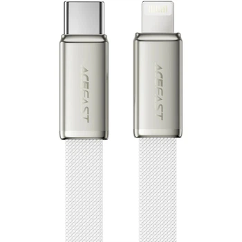Кабель Acefast C24-01 ultra-thin USB 2.0 Type-C M to Lightning M 1.2м White (6974316286240)