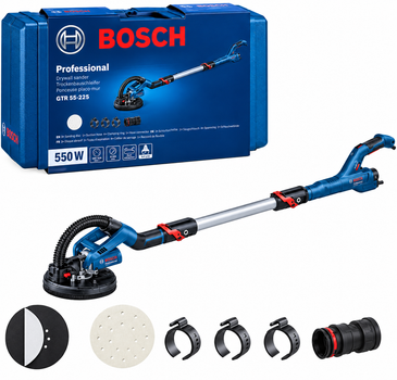 Шлифовальная машина для стен и потолка Bosch Professional GTR 550 550 Вт 225 мм 340-910 об/мин (0.601.7D4.020)