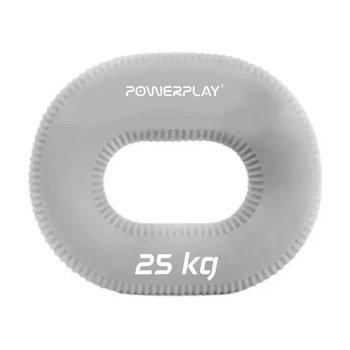 Еспандер кистьовий PowerPlay Silicone Hand Grip PP4336 сірий 25 кг