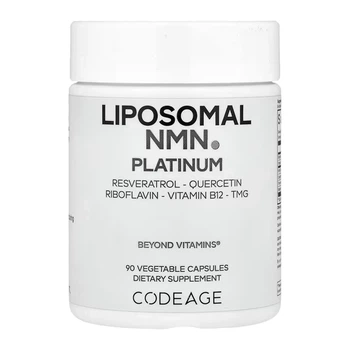 Дієтична добавка Liposomal NMN Platinum з кверцетином і ресвератролом, 90 капсул