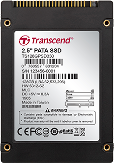 SSD диск Transcend PSD330 64GB 2.5" PATA SATAIII MLC NAND flash (TS64GPSD330)
