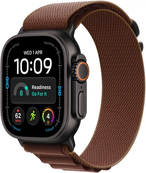 Смарт-часы Apple Watch Ultra 4 GPS + Cellular 49mm Black Titanium Case with Burgundy Alpine Loop - L (MJC24QI/A)