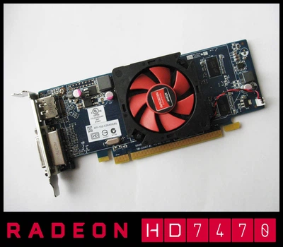 Відеокарта Dell Radeon HD 7470 1GB GDDR3 LP низькопрофільна, б/в