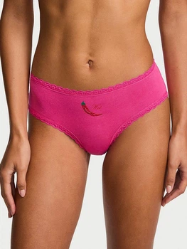 Трусики бразиліана жіночі бавовняні Victoria's Secret 27272001 XS Рожеві (2328568971)