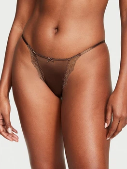 Трусики бикини женские Victoria's Secret 26727252 XL Коричневые (2958893379595)