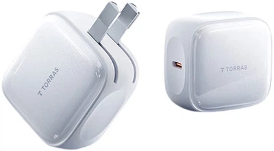 Зарядное устройство Torras Mini Ice 45 Вт, GaN Air, оригинальное, для iPhone 17 Pro Max, 17 Pro и 16