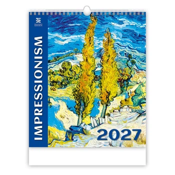 Календарь настенный Helma 2027 Impressionism, 45x52 см (N255-27)