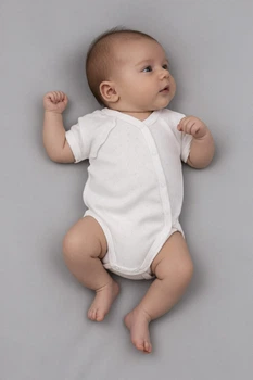 Боди с коротким рукавом трансфер Babykroha молочный 56 см (55351)