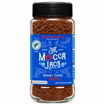 Кава Розчинна Без Кофеїну Mocca Jack Decaffeinated 100 г