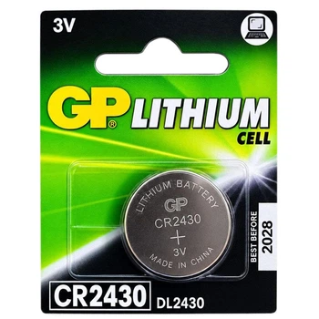 Батарейка литиевая GP CR2430 3V (04021)