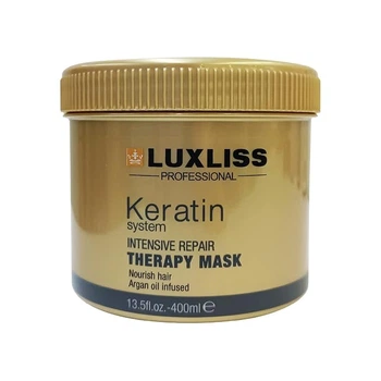 Відновлююча маска з кератином Luxliss Keratin Intensive Repair Therapy Mask (400мл)