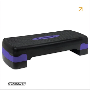Степь платформа 2 уровня EasyFit высота 10–15 см черно-фиолетовая для дома и спортзала (EF-0540-V)