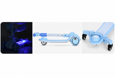 Самокат-трансформер 5в1 с родительской ручкой и светом