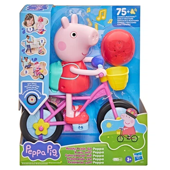 Фігурка Пеппи з велосипедом, шоломом і наліпками