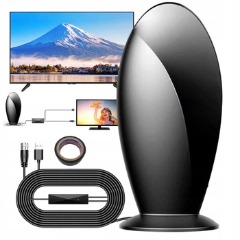 Антенна tv 4k dvb-t2 активная сильная dvbt2 внешняя всенаправленная hd