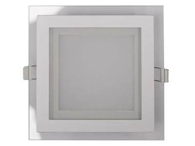 LED-панель Luxel со стеклянным декором 100х100х30мм 175-260V 6W IP20 (DLSG-6N 6W)