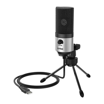 Конденсаторный микрофон Fifine K669BS Silver (8032766105332)