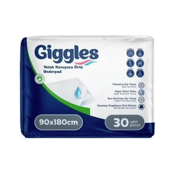 Пеленки для младенцев Giggles 90х180 см 30 шт (8680131206308) (356554)