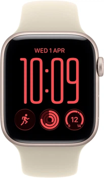 Смарт-часы Apple Watch SE 3 (2026) GPS 40mm Starlight Aluminium Case with Sand Sport Band - S/M (MJKR4RK/A)
