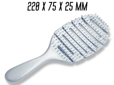 Расческа FROM FACTORY массажная зигзаг с отверстиями 220х75х25мм