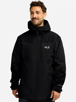 Спортивная ветровка мужская Jack Wolfskin Flextrail 2L Jkt M A65806-6350 XL Темно-серая (4064886774574)