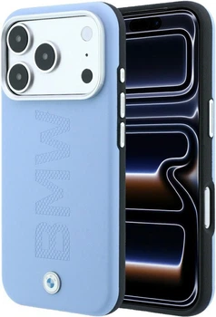 Чехол BMW Sign Centered Deboss MagSafe для Apple iPhone 18 Pro / 17 Pro Blue (3666339665166)