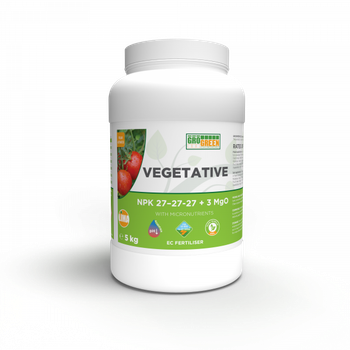 Добриво GroGreen Гель Вегетатив NPK 27-27-27 5 кг