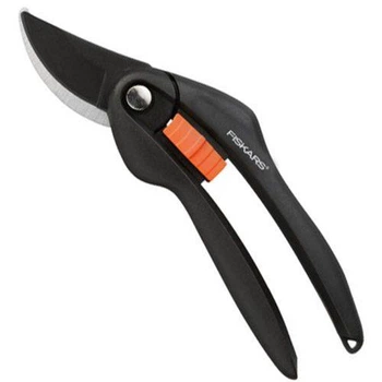 Секатор Fiskars Однофазний P26 чорний до 20 мм